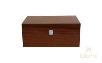 Luxury box for chess pieces - Mahogany