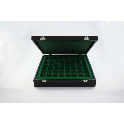 Leatherette case for chess pieces