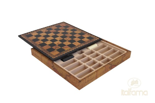 Salpa leren schaakcassette 2,8 cm