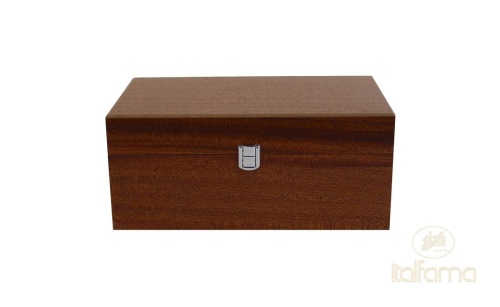 Luxury box for chess pieces - Mahogany
