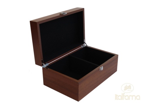 Luxury box for chess pieces - Mahogany