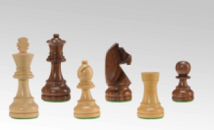 Classic Chess/Draughts set mahogany