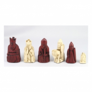 Isle of Lewis chessmen (red/brown)