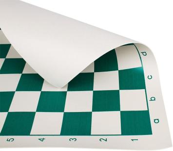 Rollable chessboard- Green vinyl 5,7cm