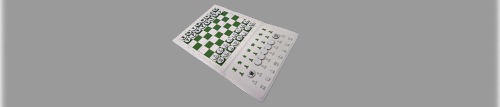 Magnetic pocket chessboard